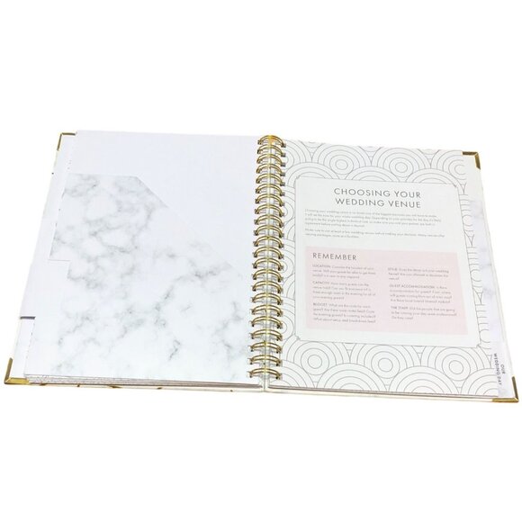 The Complete Wedding Planner With Marble & Gold Design – Spiral Bound - Picture 7 of 7